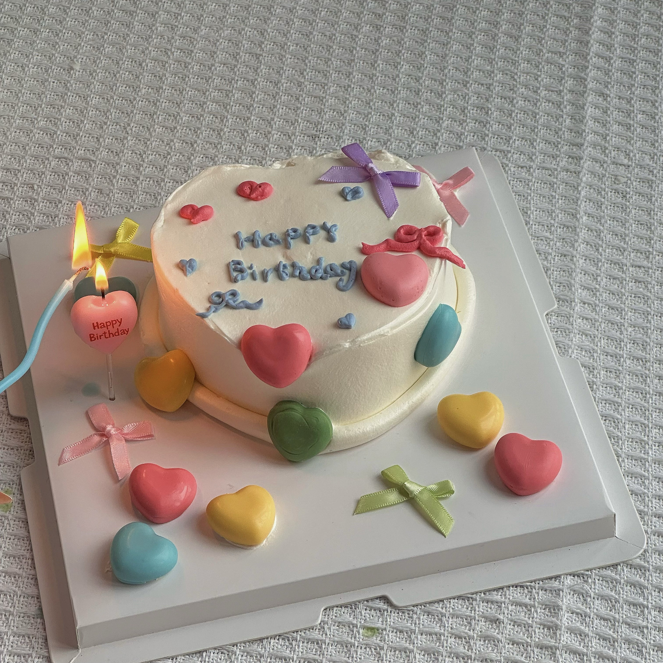 ins简约粉色蝴蝶结蜡烛蛋糕装饰摆件情人节爱心巧克力模具520装扮,节庆用品/礼品,节日装扮用品,淘宝优惠券,粉丝福利购,淘宝优惠卷