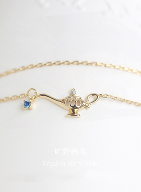 双层不掉色银手链生日礼物送女生