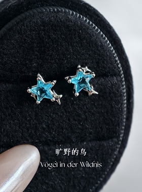 s999银针！精致可爱的蓝色星星
