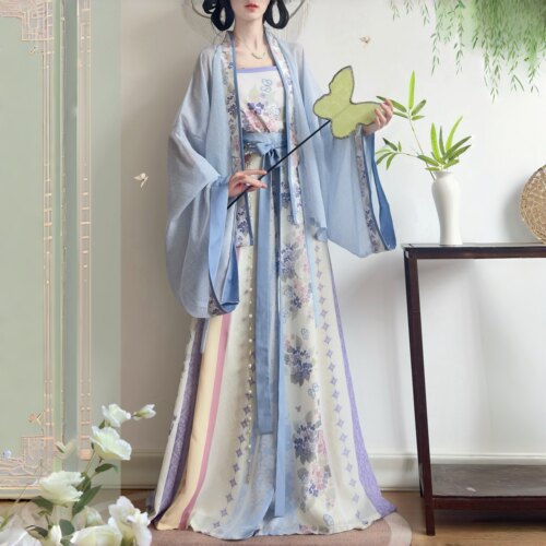 烟芷雨汀兰蝶梦宋制汉服套装