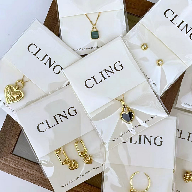 项链耳环卡纸耳饰项链一体卡