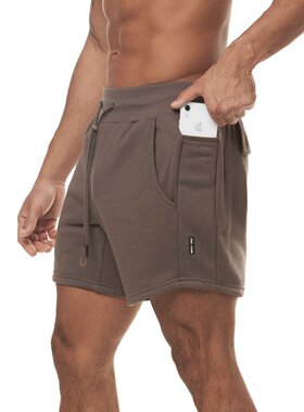 运动短裤男速干透气跑步多口袋训练健身五分裤men sports shorts