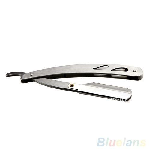 Straight Barber Edge Steel Razors Folding Shaving Knife 10B
