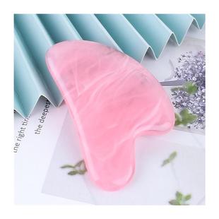 Gua Sha Quartz Jade Guasha Rose Stone Board Natural Massage