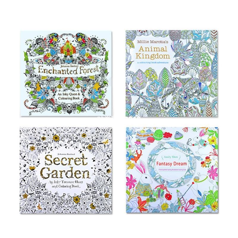 24 Pages Mandalas Coloring Books Notebook for Kids Adult Art