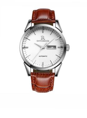 Watches Men Leather Date Quartz Wrist Watch Male Female