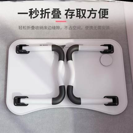 Foldable notebook student dormitory study table bed desk