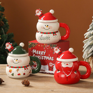 Christmas Claus Santa Gift Ceramic Mug Tree 350ML