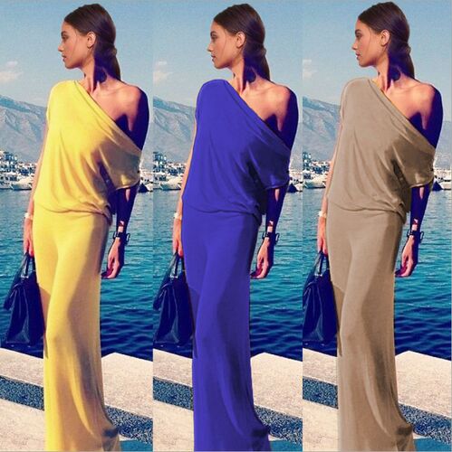 Plus Size Sexy Off Shoulder Long Dresses Women Evening Dress