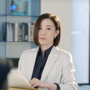 新闻女王文慧心佘诗曼同款休闲西装外套西服套装女时尚西服阔腿裤