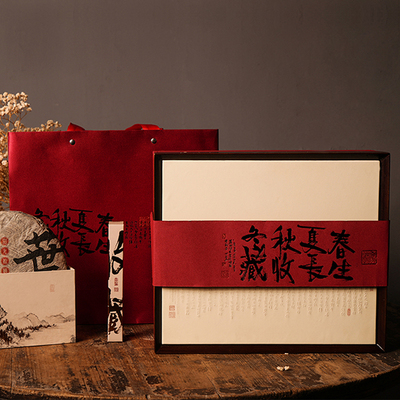 复古竹盒福鼎白茶包装空礼盒定制