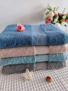 140 孚日纯棉新疆长绒棉大浴巾超强吸水80 675克