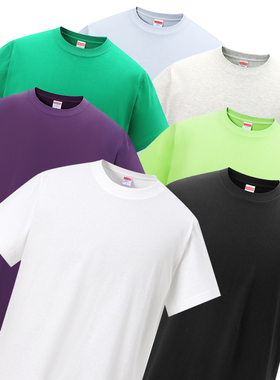 United Athle重磅短袖T恤男士情侣打底衫6.2OZ情侣纯棉半袖5942