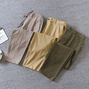 速干长裤 日单外贸直筒休闲裤 工装 合体弹力通勤修身 潮 男情侣直筒裤