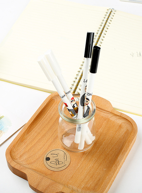 BESGU柏势嘉潮语水笔 学生签字笔 小清新中性笔 0.5mm 61077