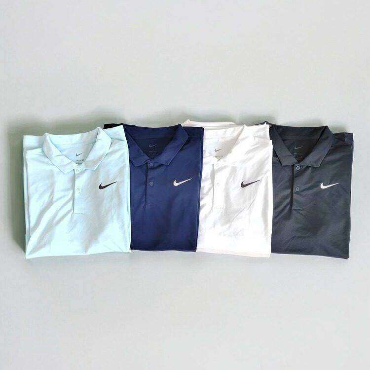 耐克Nike运动休闲短袖男Polo衫网球速干衣翻领T恤黑DH0823 DH0858