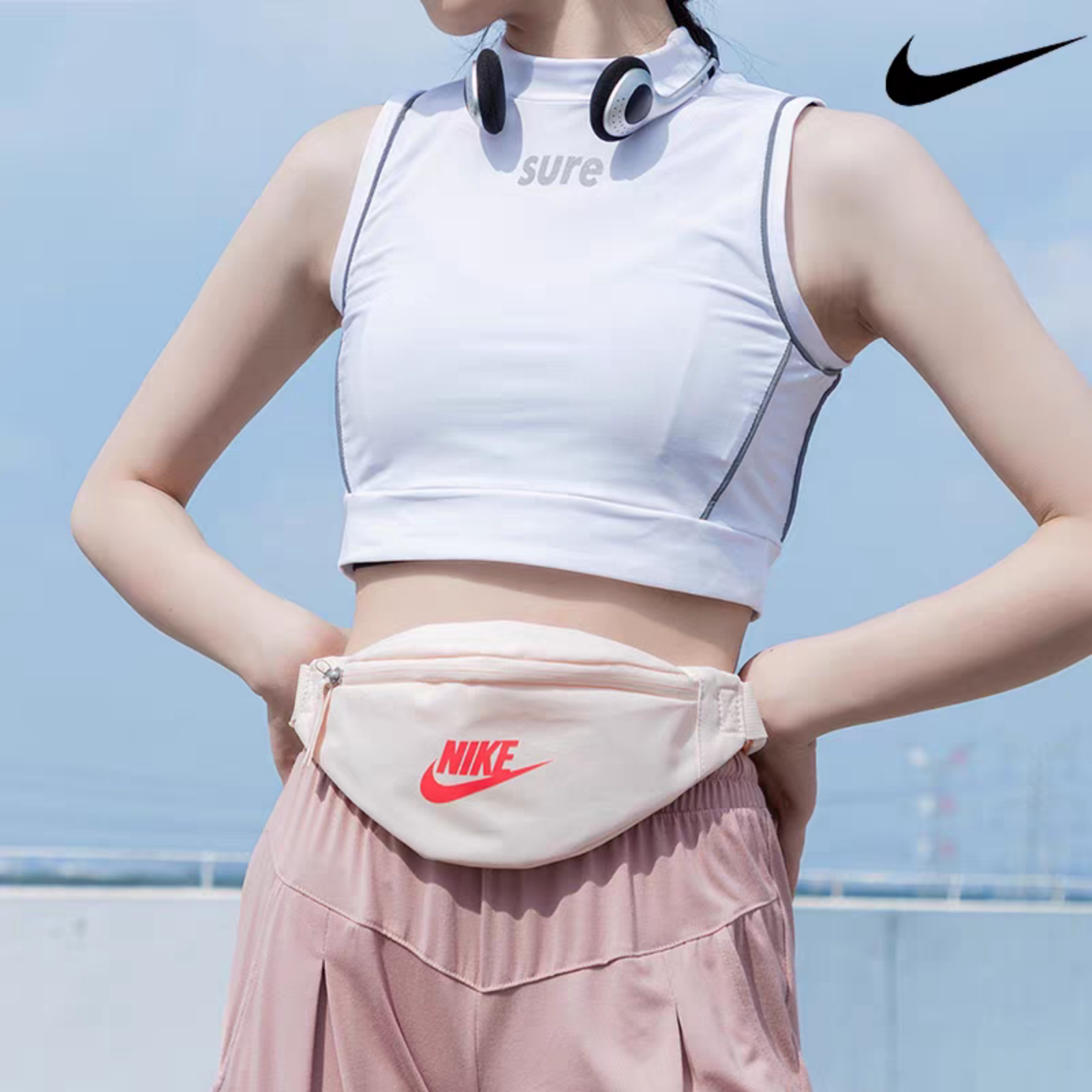 耐克NIKE男女小巧斜挎腰胸包
