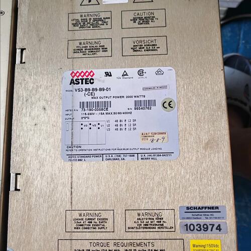 议价ASTEC电源VS3-B9-B9-B9-01VS3-B9-B9-B9-01-CE