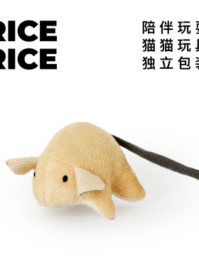 Riricece宠物玩具猫薄荷仿真老鼠猫咪自嗨发声解闷防抑郁耐啃耐抓