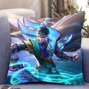 刘邦双面抱枕王者荣耀周边照片带枕芯靠枕靠垫枕头套生日礼物定制
