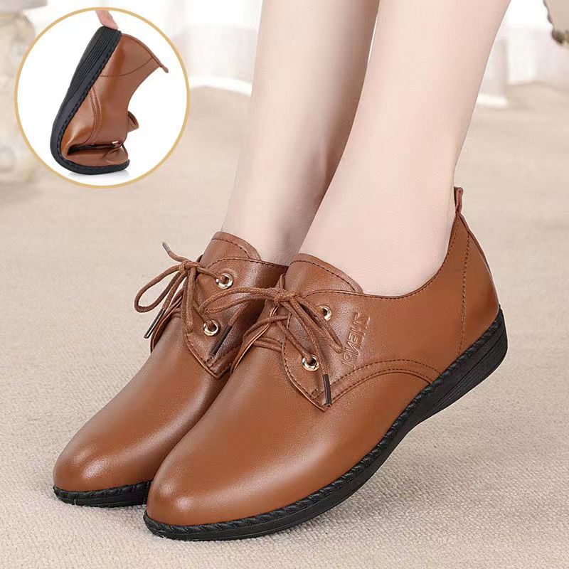 苏二十七单鞋英伦风系带软底舒适