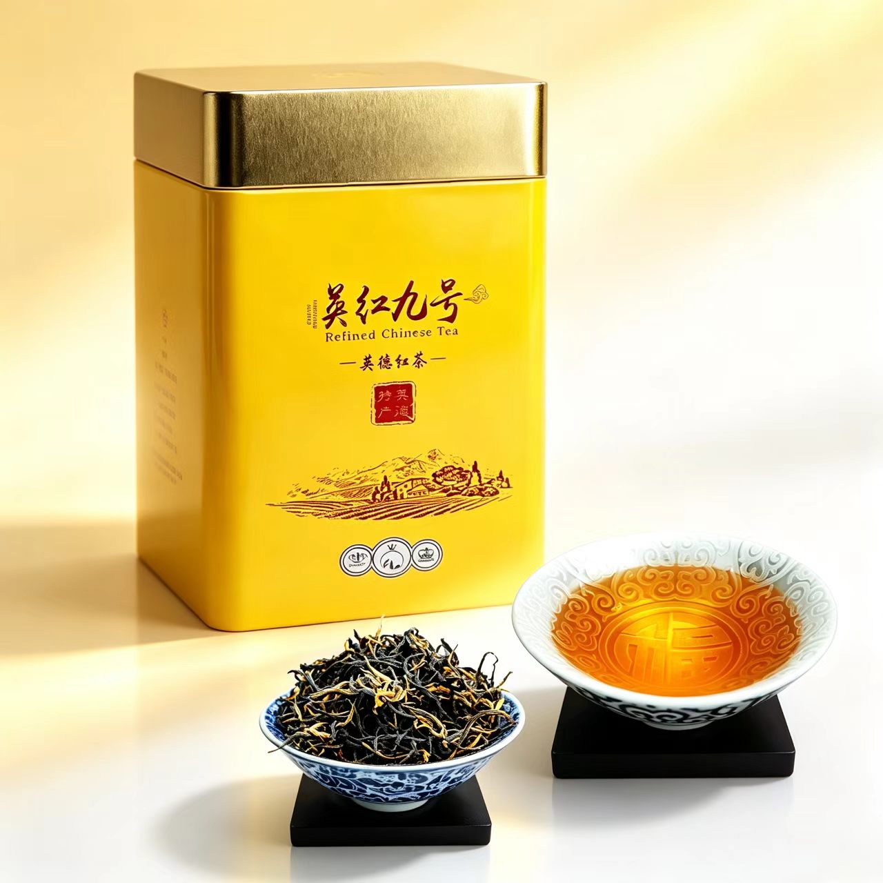 英红九号英德红茶正宗一级高山春茶金毫浓香型随手礼盒罐装冷泡茶