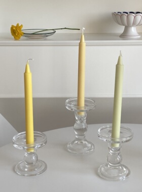 COG 法式水晶烛台枝形蜡烛烛台玻璃摆件