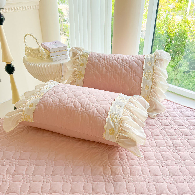 小清新加厚全棉水洗棉四季通用枕头套一对装纯色枕套枕芯套单人枕