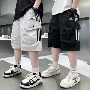 男童短裤夏季薄款2026新款儿童运动五分裤子中大童夏装男孩中裤潮