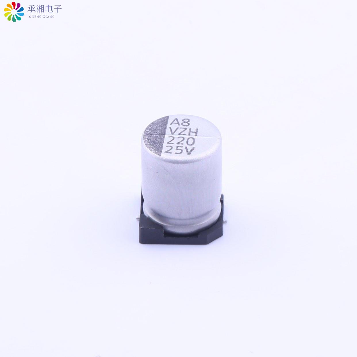 正品VZH221M1ETR-0810原装贴片铝电解电容 ±20% 170mΩ