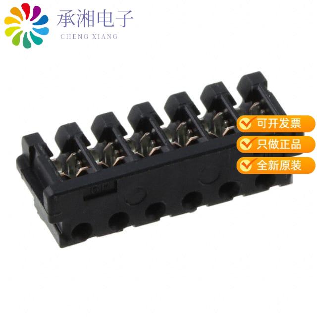 正品6-173977-6原装CONN RCPT 6POS IDC 26-28AWG TIN