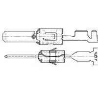 正品185028-1原装CONN TAB 17-22AWG CRIMP TIN