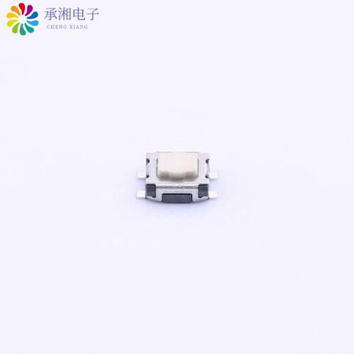 全新GT-TC034B-H018-L1W正品梅花柄轻触开关 白色按钮