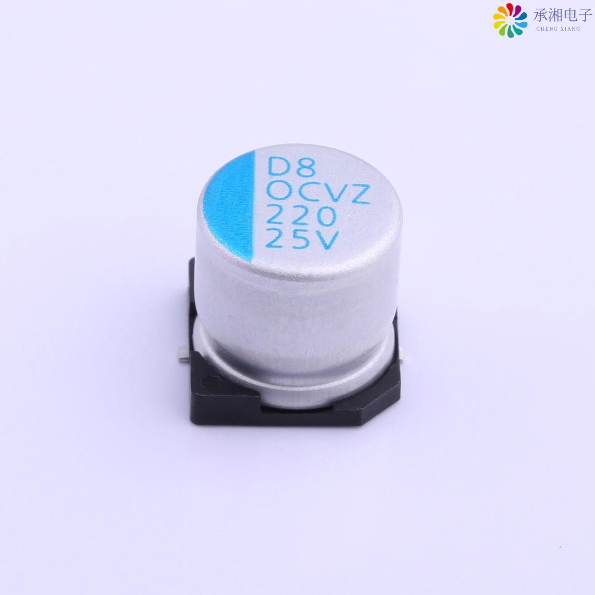 正品OVZ221M1ETR-1010原装贴片铝电解电容 ±20% - 25V