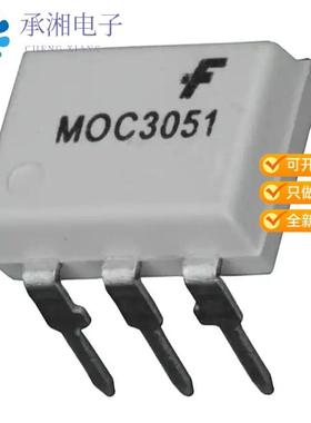 正品MOC3051M原装OPTOISOLATOR 4.17KV TRIAC 6DIP