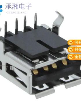 正品XM7A-0442原装CONN RCPT USB2.0 TYPEA 4POS R/A