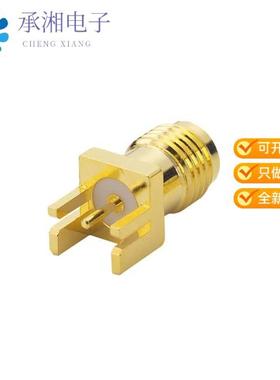 正品EMPCB.SMAFSTJ.B.HT原装CONN SMA JACK STR 50OHM