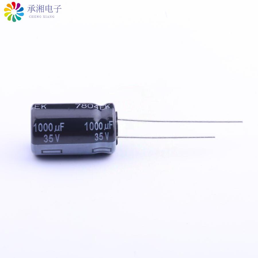 正品EEUFR1V102原装直插铝电解电容 ±20% 1mF 18mΩ 35V