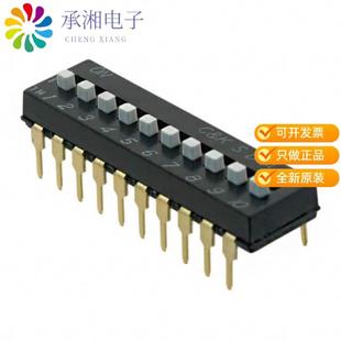 SLIDE SWITCH DIP SPST 24V 正品 25MA SDA10H1BD原装