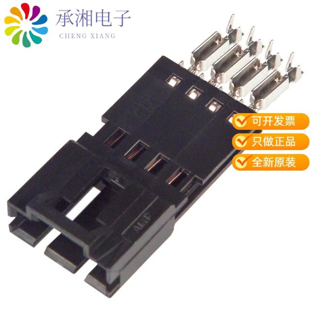 正品5-103945-3原装CONN PLUG 4POS IDC 22-26AWG GOLD