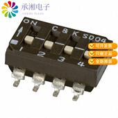 SD04H0SB原装 SPST SWITCH 正品 SLIDE DIP 100MA 25V