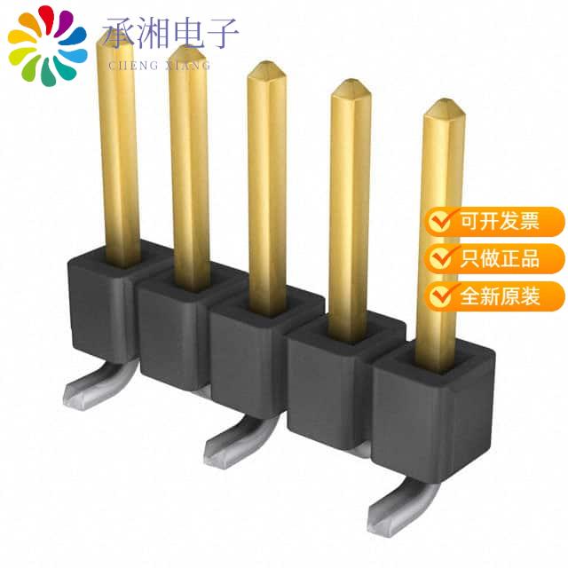 正品TSM-105-01-S-SV原装CONN HEADER SMD 5POS 2.54MM