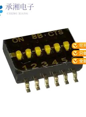 正品218-6LPSTR原装SWITCH SLIDE DIP SPST 25MA 24V