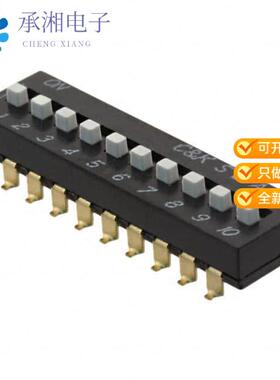 正品SDA10H1SBD原装SWITCH SLIDE DIP SPST 25MA 24V