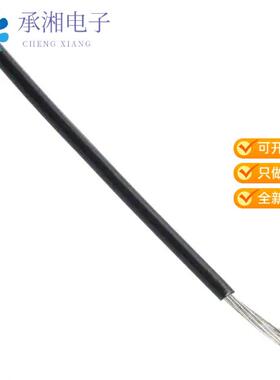 正品44A0111-28-0原装HOOK-UP DL STRND 28AWG BLACK 1'