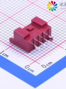 正品B04B-PARK-1(LF)(SN)原装PA系列 插座 1*4P 2mm 红色