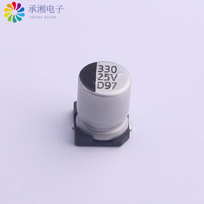 正品DV331M025F105ETR原装贴片铝电解电容 ±20% 25V 33