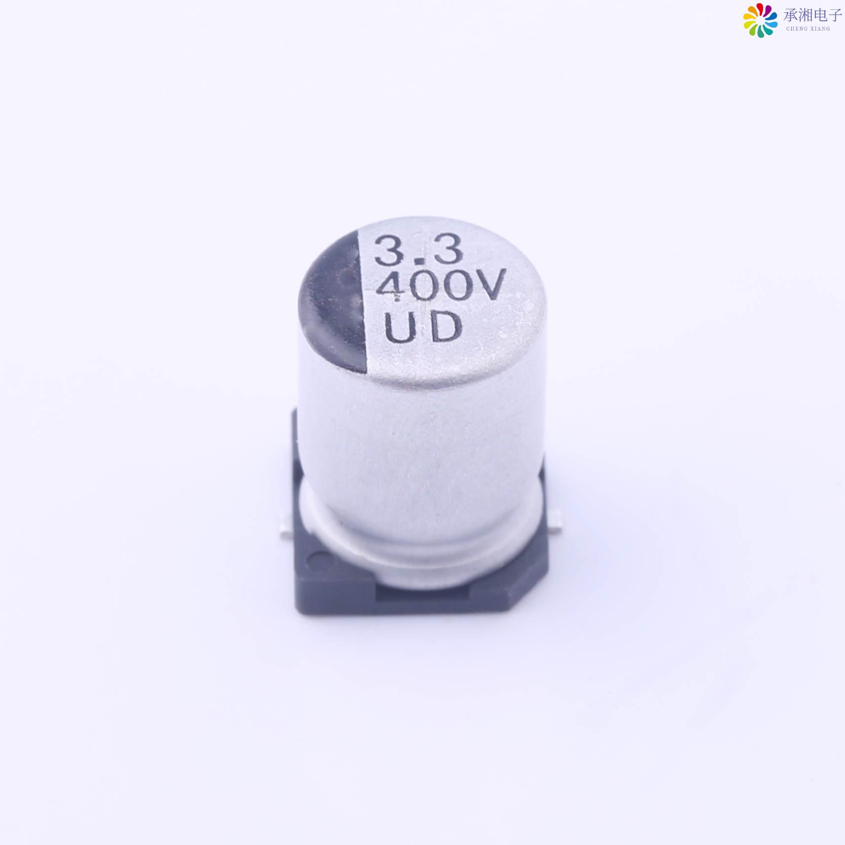 正品UD2G3R3M0810原装贴片铝电解电容 ±20% 400V 3.3μF
