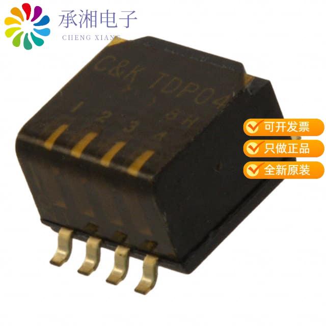 正品TDP04H0SB1原装SWITCH PIANO DIP SPST 25MA 24V