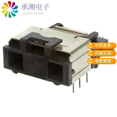 全新0757830140正品CONN MINI SAS RCP 36P SLD RA SMD